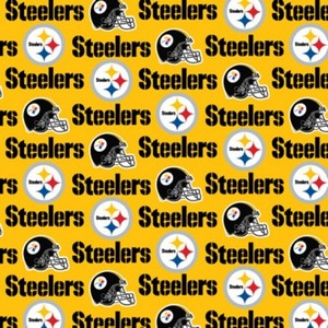 Foust Textiles Inc Pittsburgh Steelers Cotton Print 