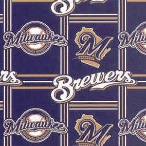 Foust Textiles Inc Milwaukee Brewers Fleece 