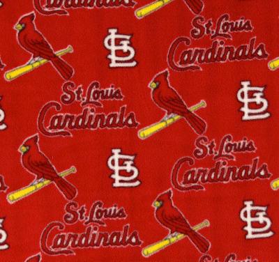 Foust Textiles Inc St. Louis Cardinals Fleece 
