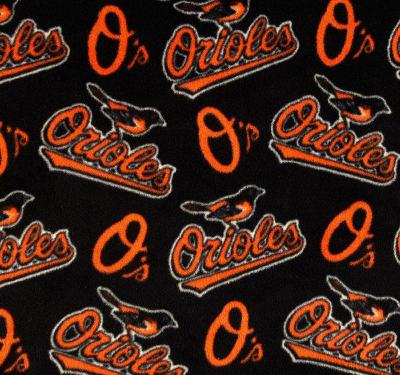 Foust Textiles Inc Baltimore Orioles Fleece 