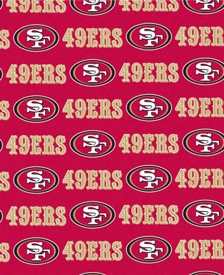 Foust Textiles Inc San Francisco 49ers Red