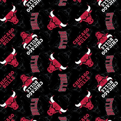 Foust Textiles Inc Chicago Bulls Fleece Black