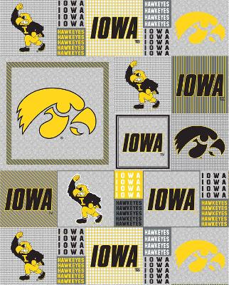Foust Textiles Inc Iowa Hawkeyes Back to School Fleece 