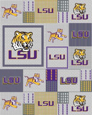 Foust Textiles Inc Louisiana State Tigers Back to School Fleece 