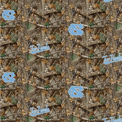 Foust Textiles Inc North Carolina TarHeels Realtree 