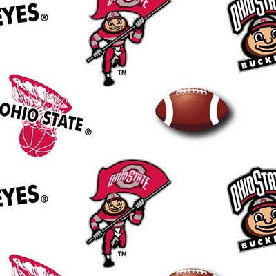 Foust Textiles Inc Ohio State Buckeyes Tossed Logos 