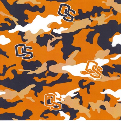 Foust Textiles Inc Oregon State Cotton Camo 