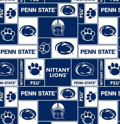 Foust Textiles Inc Penn State Lions Block Fleece 