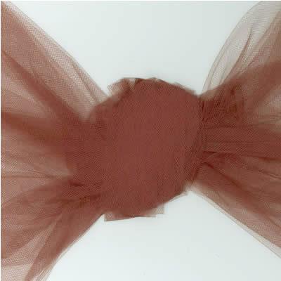 Foust Textiles Inc Tulle 54 T54 Brown