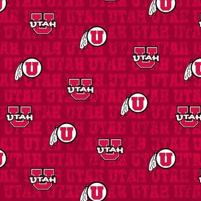 Foust Textiles Inc Utah Utes Distressed 