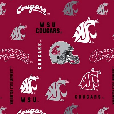 Foust Textiles Inc Washington State Courgars Logos 