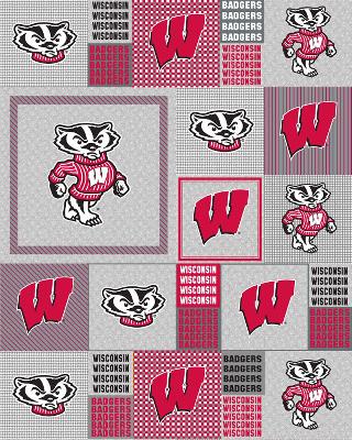 Foust Textiles Inc Wisconsin Badgers Back to School Fleece 