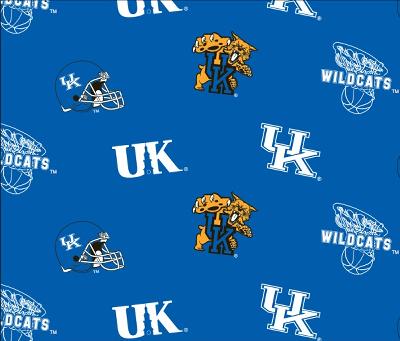 Foust Textiles Inc Kentucky Wildcats Blue Fleece 