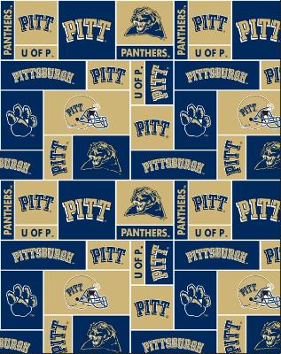 Foust Textiles Inc Pittsburgh Panthers Block Fleece 