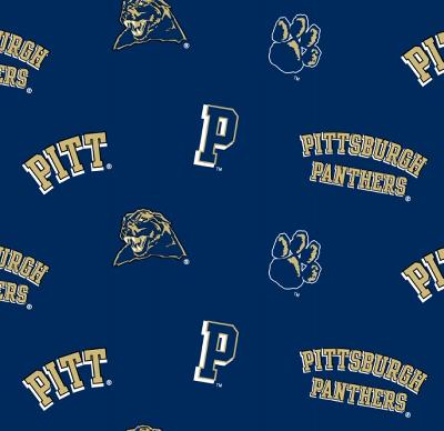 Foust Textiles Inc Pittsburgh Panthers Blue Fleece 