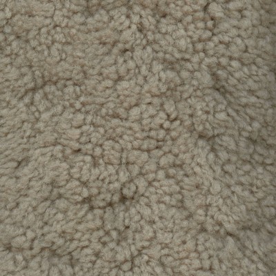 Garrett Leather Sheepskin Greige Curly