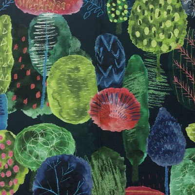 Hamilton Fabric ENCHANTED FOREST INDIGO