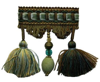 Kasmir Trim 4 Inch Tassel Fringe  1