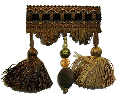 Kasmir Trim 4 Inch Tassel Fringe 6