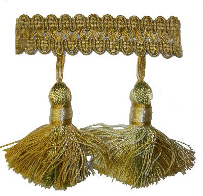 Kasmir Trim 3 3/4 Inch Tassel Fringe  2
