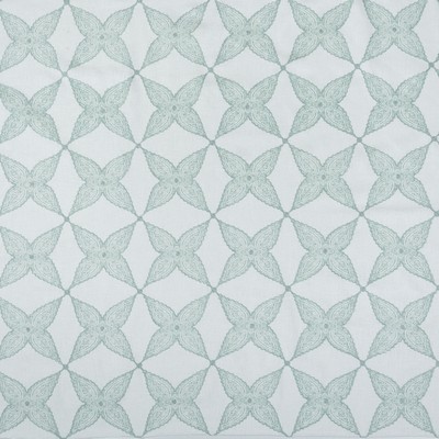 Mitchell Fabrics Aster Floral Aqua