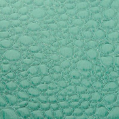 Novatex International Croco Leather Aqua Blue