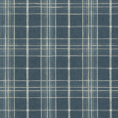 P K Lifestyles MALCOM PLAID Indigo