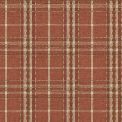 P K Lifestyles MALCOM PLAID Cinnabar
