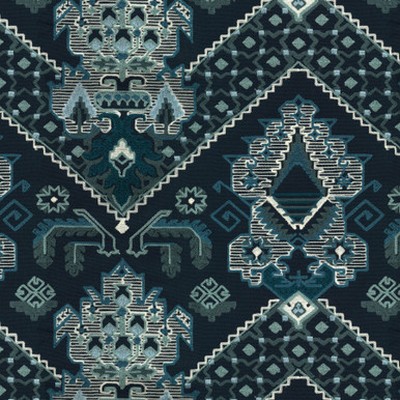 P K Lifestyles CASBAH EMB Indigo