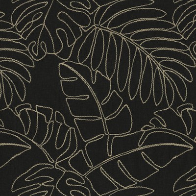 P K Lifestyles MONSTERA EMB Ebony