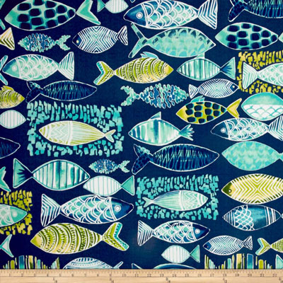 Plaza Fabrics Hooked Lagoon
