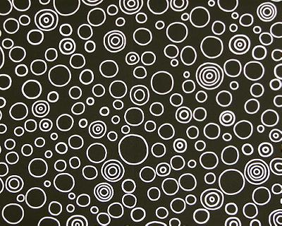 Premier Prints Circles Black