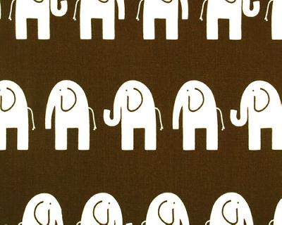 Premier Prints Ele Brown White