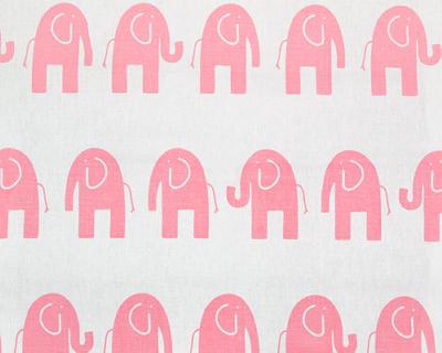 Premier Prints Ele White Baby Pink