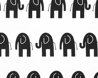 Premier Prints Ele White Black