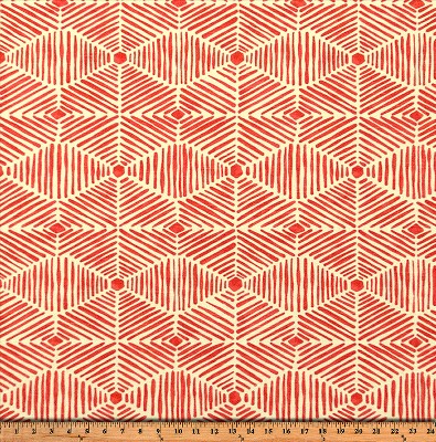 Premier Prints Heni Salmon/Natural Slub