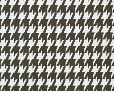 Premier Prints Large Houndstooth Chocolate White