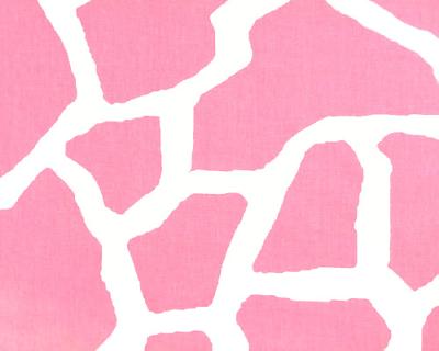 Premier Prints Giraffe  Baby Pink White