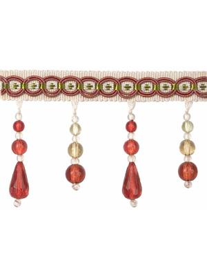 Robert Allen Trim Classic Bead Fringe Geranium