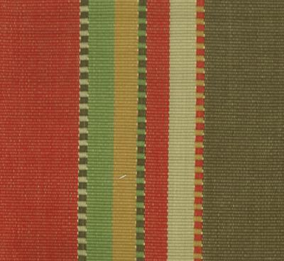 Roth and Tompkins Textiles Apache Sundance Roth & Tompkins Summer 2012 Additions D2449 Yellow Drapery Cotton Cotton Fire Rated Fabric Wide Striped  Fabric fabric by the yard.