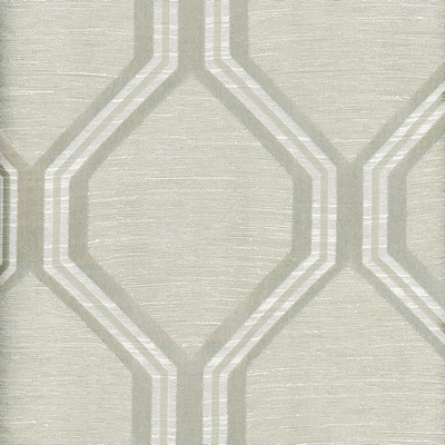 Heritage Fabrics Arbor Mist Green Polyester  Blend Lattice and Fretwork fabric by the yard.