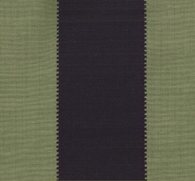 Roth and Tompkins Textiles Calypso Black Stone Grey Drapery Cotton Wide Striped fabric by the yard.