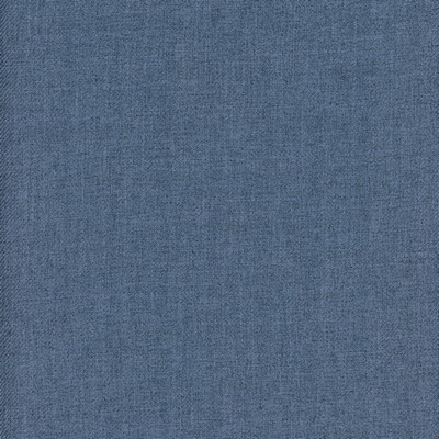 Roth and Tompkins Textiles Carson Indigo Blue Polyester Solid Blue fabric by the yard.