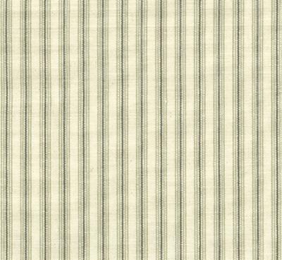 Roth and Tompkins Textiles Catalina Driftwood Brown Drapery Cotton Ticking Stripe Everyday Ticking fabric by the yard.