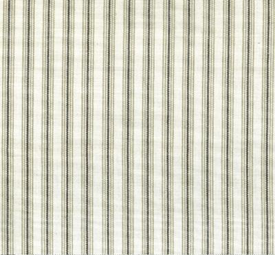 Roth and Tompkins Textiles Catalina Chocolate Brown Drapery Cotton Ticking Stripe Everyday Ticking fabric by the yard.