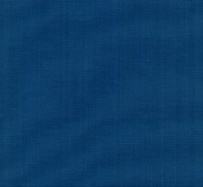 Roth and Tompkins Textiles Clipper Sapphire Blue Drapery Cotton Solid Blue fabric by the yard.