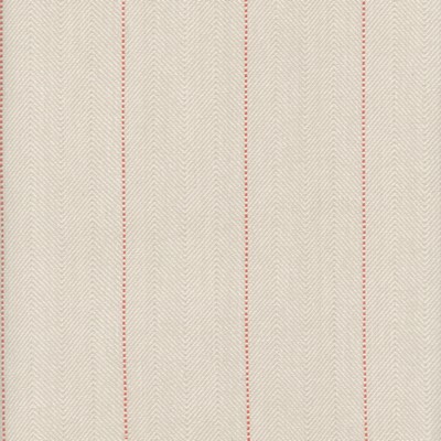 Roth and Tompkins Textiles Copley Stripe Chili new roth 2024 Beige Cotton Cotton Striped  Fabric fabric by the yard.