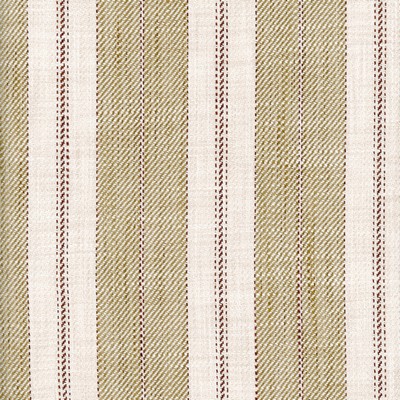 Roth and Tompkins Textiles Cotswald Olive new roth 2024 Green Polyester Polyester Striped  Fabric fabric by the yard.