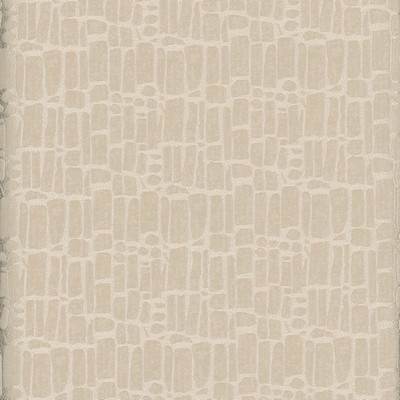 Heritage Fabrics Delray Bone Beige Polyester Abstract fabric by the yard.