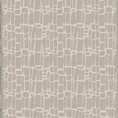 Heritage Fabrics Delray Fawn Grey Polyester Abstract fabric by the yard.